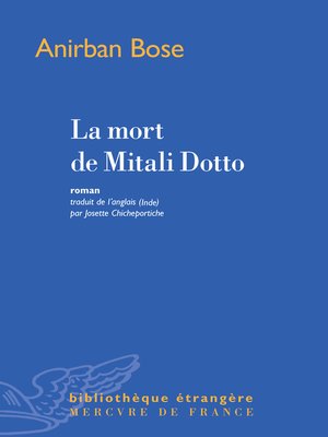 cover image of La mort de Mitali Dotto